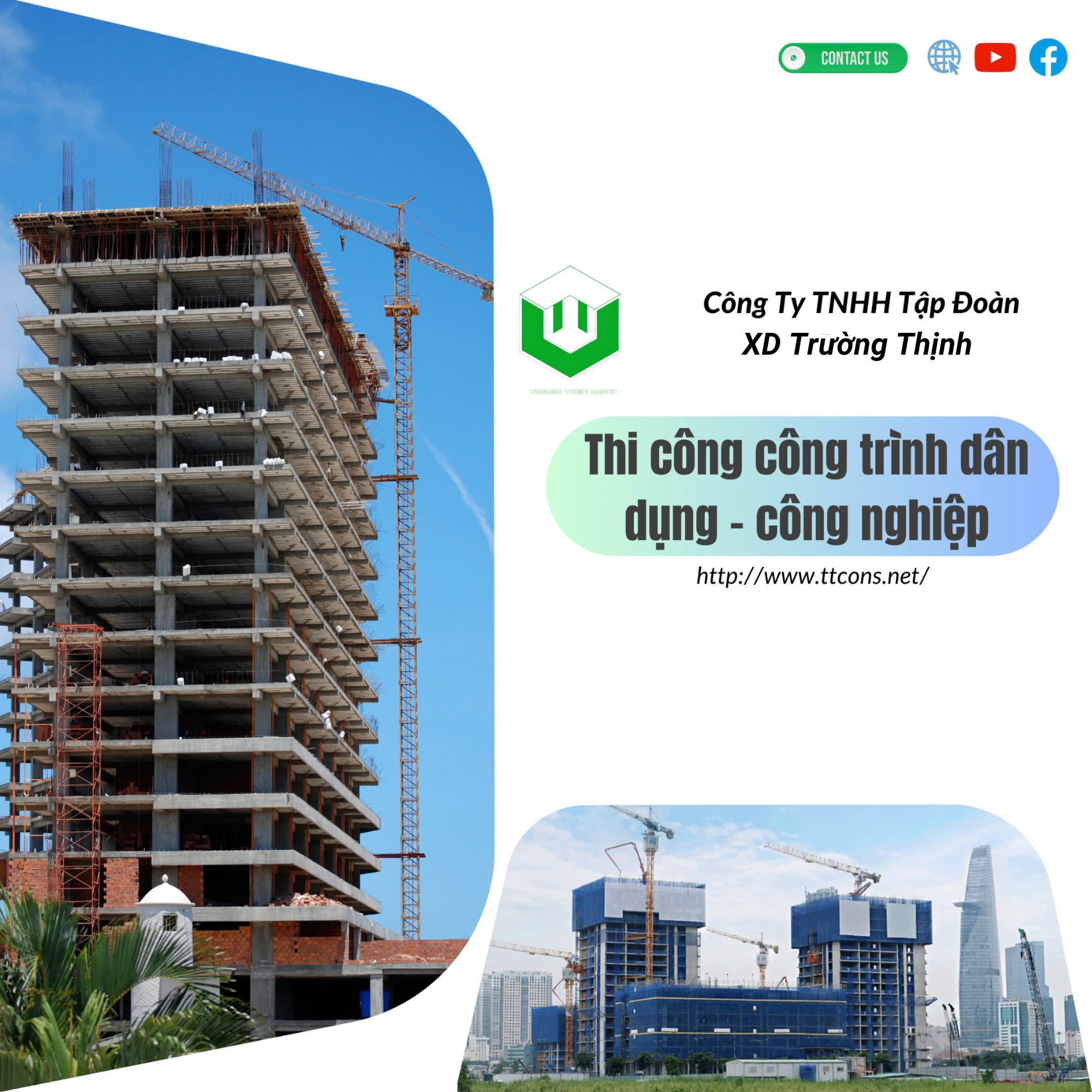 Thi công công trình dân dụng - công nghiệp